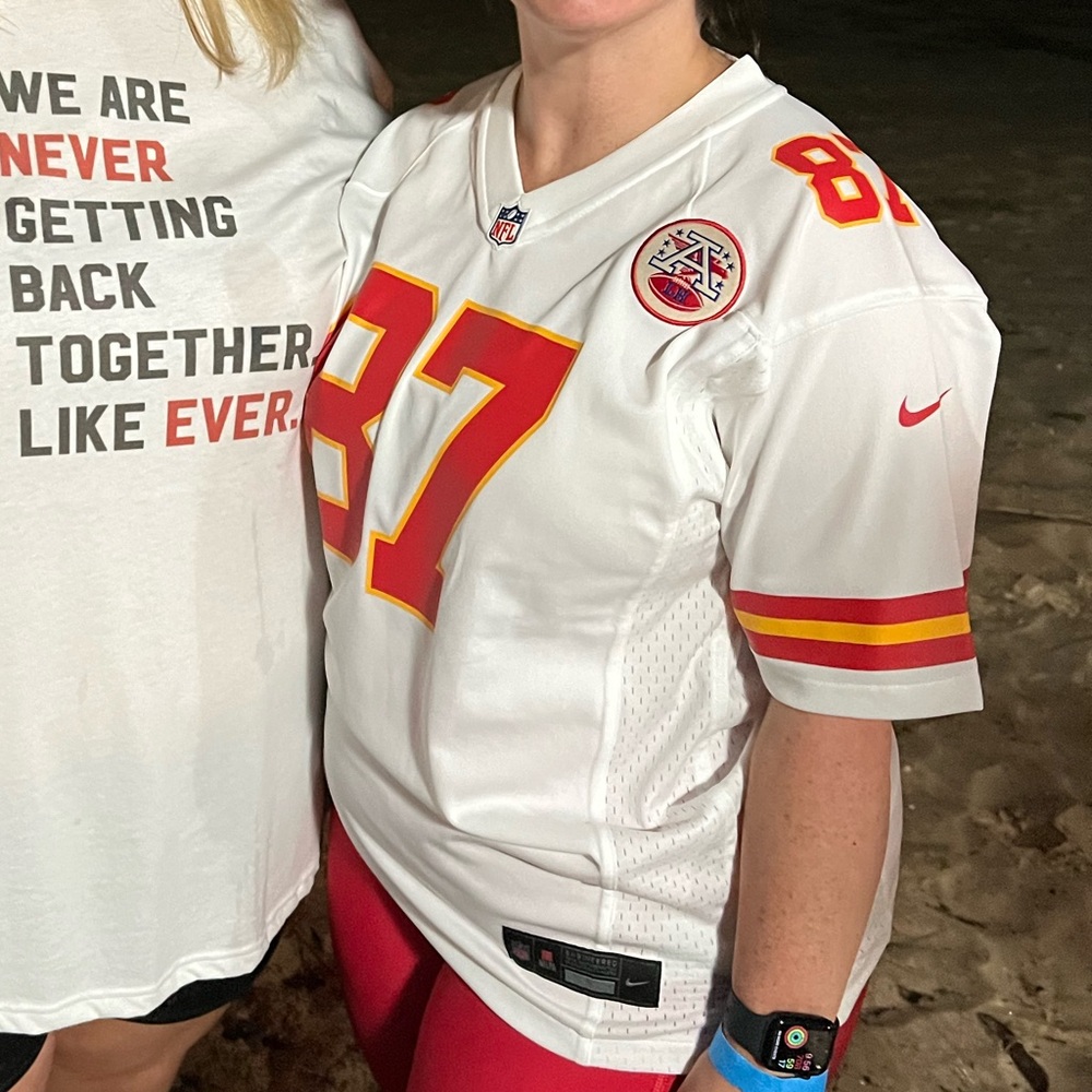 Travis Kelce Kansas City Chiefs Youth Game Jersey – White - Picture 2 of 2